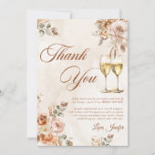 ボホフローラブランチ&バブリーブライダルシャワー サンキューカード (正面)