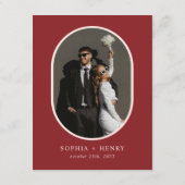 ボホフローラブルゴーニュ秋写真結婚詳細 エンクロージャーカード (裏面)