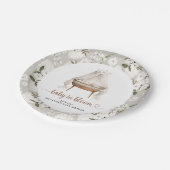 ボホフローラベビーシャワープレートニュートラルバシネット ペーパープレート (アングル)