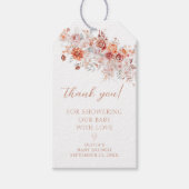 ボホフローラベビーブルンチサンキュー ギフトタグ (正面)