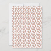 ボホフローラホーリーカウハイランド牛の赤ちゃんシャワー  招待状 (裏面)