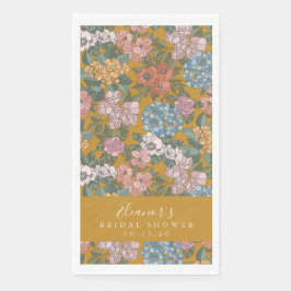 ボホフローラマスタードイエローカスタムブライダルシャワー