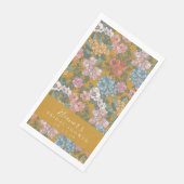 ボホフローラマスタードイエローカスタムブライダルシャワー (コーナー)