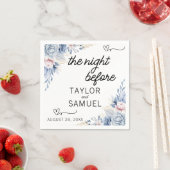 ボホフローラミニマ結婚リストのカクテル スタンダードカクテルナプキン (インサイチュ)