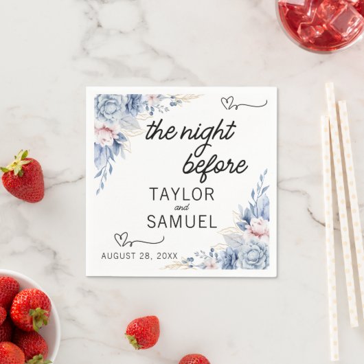 ボホフローラミニマ結婚リストのカクテル スタンダードカクテルナプキン (インサイチュ)