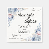 ボホフローラミニマ結婚リストのカクテル スタンダードカクテルナプキン (正面)