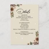 ボホフローラミニマ結婚リスト エンクロージャーカード (正面)