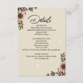 ボホフローラミニマ結婚リスト エンクロージャーカード