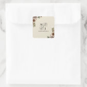 ボホフローラミニマ結婚リスト スクエアシール (バッグ)