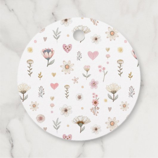 ボホフローラメッセージカード フェイバータグ (裏面)