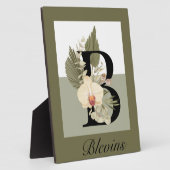 ボホフローラモノグラムB フォトプラーク (側面)