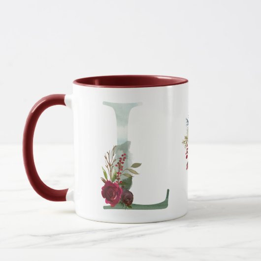 ボホフローラモノグラムLコーヒー マグカップ (左)