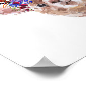 ボホフローララマアルパカ子供部屋チャイルド ポスター (角)