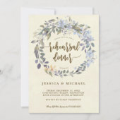 ボホフローラリースリハーサル夕食の招待 招待状 (正面)