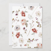 ボホフローラリース結婚ズ 招待状 (裏面)