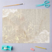 ボホフローラルエフェメラデザインシリーズ#1 薄葉紙 (クラフト)