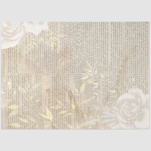 ボホフローラルエフェメラデザインシリーズ#1 薄葉紙 (正面)