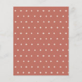 ボホフローラレインボーニーエイジ誕生日バジェット招待状 チラシ (裏面)