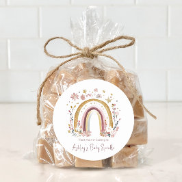 ボホフローラレインボーベビースプリンクルサンキュー ラウンドシール