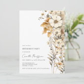 ボホフローラワイルドフラワーズリタイアメントパーティー 招待状 (スタンド正面)