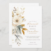 ボホフローラワイルドフラワーリタイレメンパーティー 招待状 (正面/裏面)