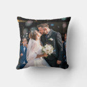 ボホフローラ初めてのクリスマス パーソナライズされた クッション (裏面)