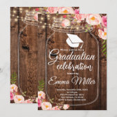 ボホフローラ大学卒業 招待状 (正面/裏面)