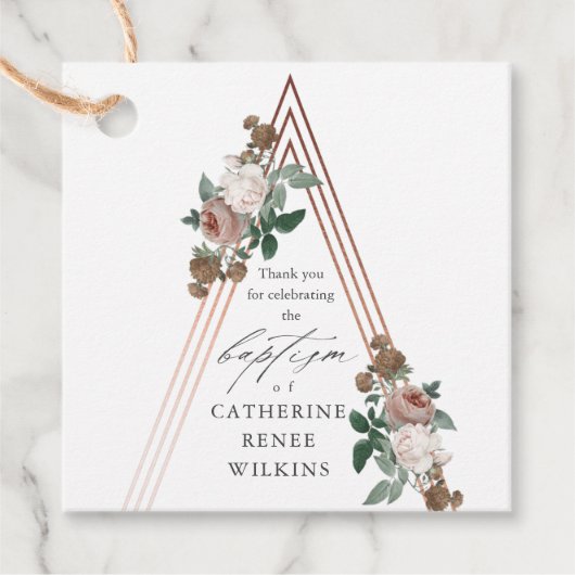 ボホフローラ宗教バプテスマ&《キリスト教》洗礼式や命名式 フェイバータグ (正面)