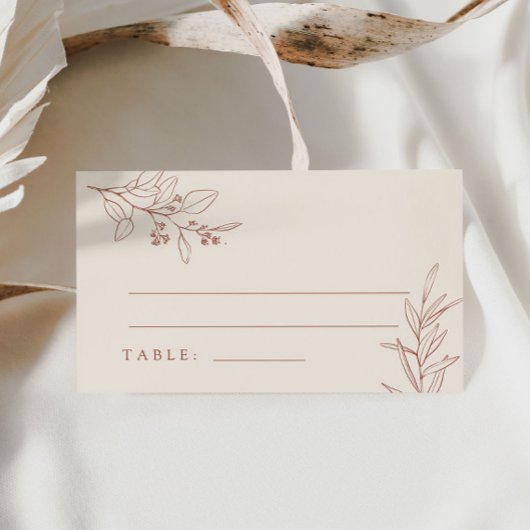 ボホフローラ座席表 プレイスカード