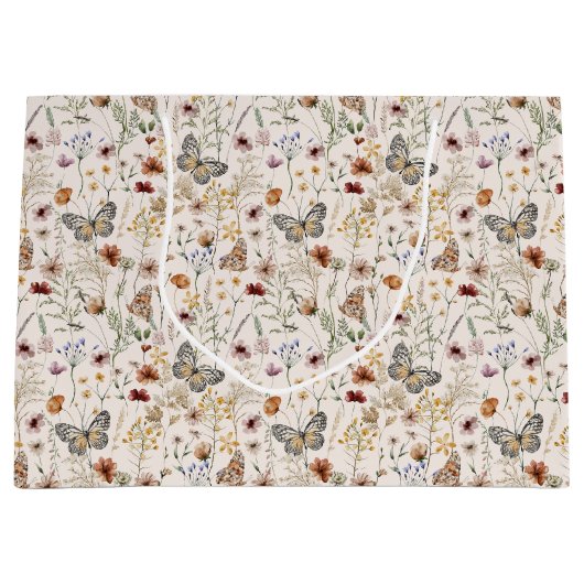 ボホフローラ抱き枕 ラージペーパーバッグ (正面)