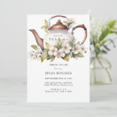 ボホフローラ春 |ガーデンティーブライダルシャワー 招待状 (スタンド正面)