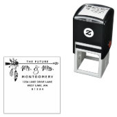 ボホフローラ未来のミスターミセス・差出人住所 セルフインキングスタンプ (インサイチュ)