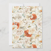 ボホフローラ植物学結婚院 招待状 (裏面)