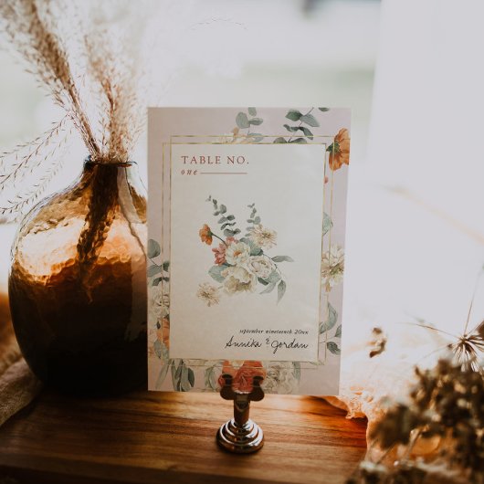 ボホフローラ植物学 | 結婚s テーブルナンバー