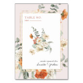 ボホフローラ植物学 | 結婚s テーブルナンバー (正面)