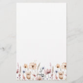 ボホフローラ水彩野草 便箋 (裏面)