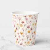 ボホフローラ水彩野草 紙コップ (裏面)