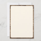 ボホフローラ牛スカルウェスタンバースデーパーティー 招待状 (裏面)