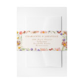 ボホフローラ秋の結婚式 招待状ベリーバンド (正面例)