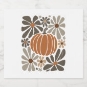 ボホフローラ秋パンプキンシーズン スパークリングワインラベル (シングルラベル)