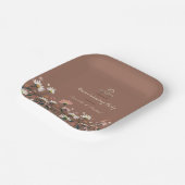 ボホフローラ秋秋引っ越し祝いパーティーパーティー ペーパープレート (傾斜あり)