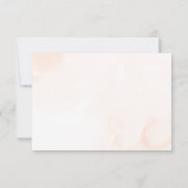 ボホフローラ素朴秋秋ウェディングRSVP 出欠カード (裏面)