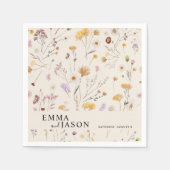 ボホフローラ結婚のナプキンス スタンダードカクテルナプキン (正面)