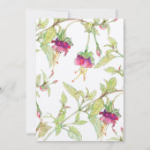 ボホフローラ結婚のリハーサルディナー招待状 招待状 (裏面)