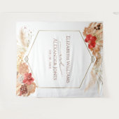 ボホフローラ結婚の背景 | Terracotta タペストリー (正面(横))