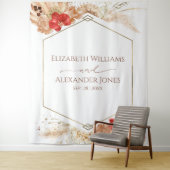 ボホフローラ結婚の背景 | Terracotta タペストリー (インサイチュ)