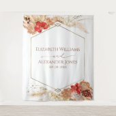 ボホフローラ結婚の背景 | Terracotta タペストリー (正面)