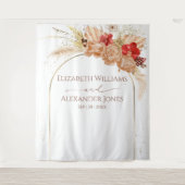 ボホフローラ結婚の背景 | Terracotta タペストリー (正面)