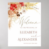 ボホフローラ結婚ウェルカムサインギルドテラコタ ポスター (正面)