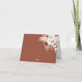 ボホフローラ結婚サンキューカード サンキューカード (裏面)